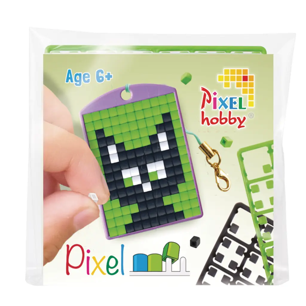 Medaillion startset - Zwarte kat
