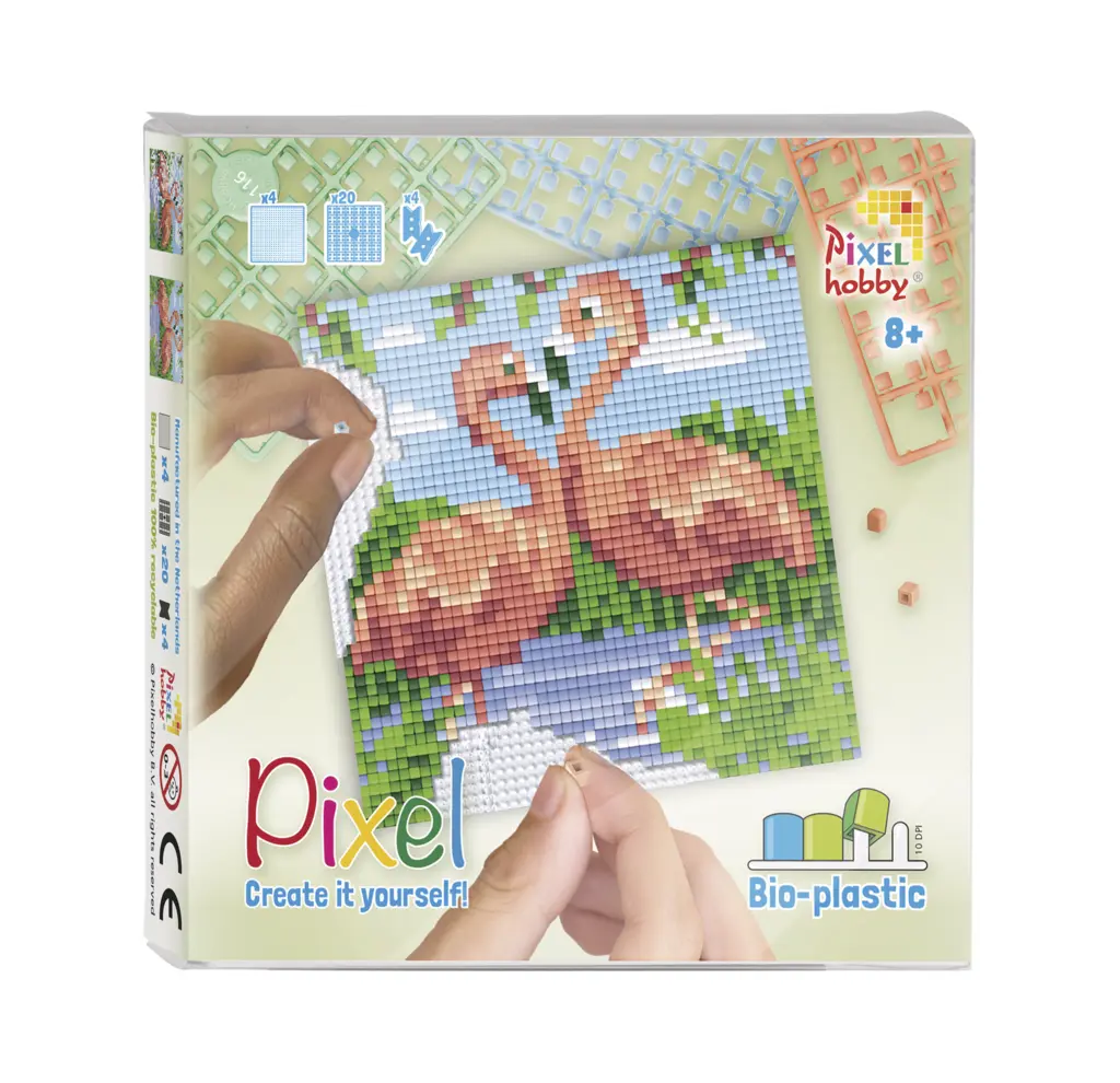 Pixel Set - Flamingo's