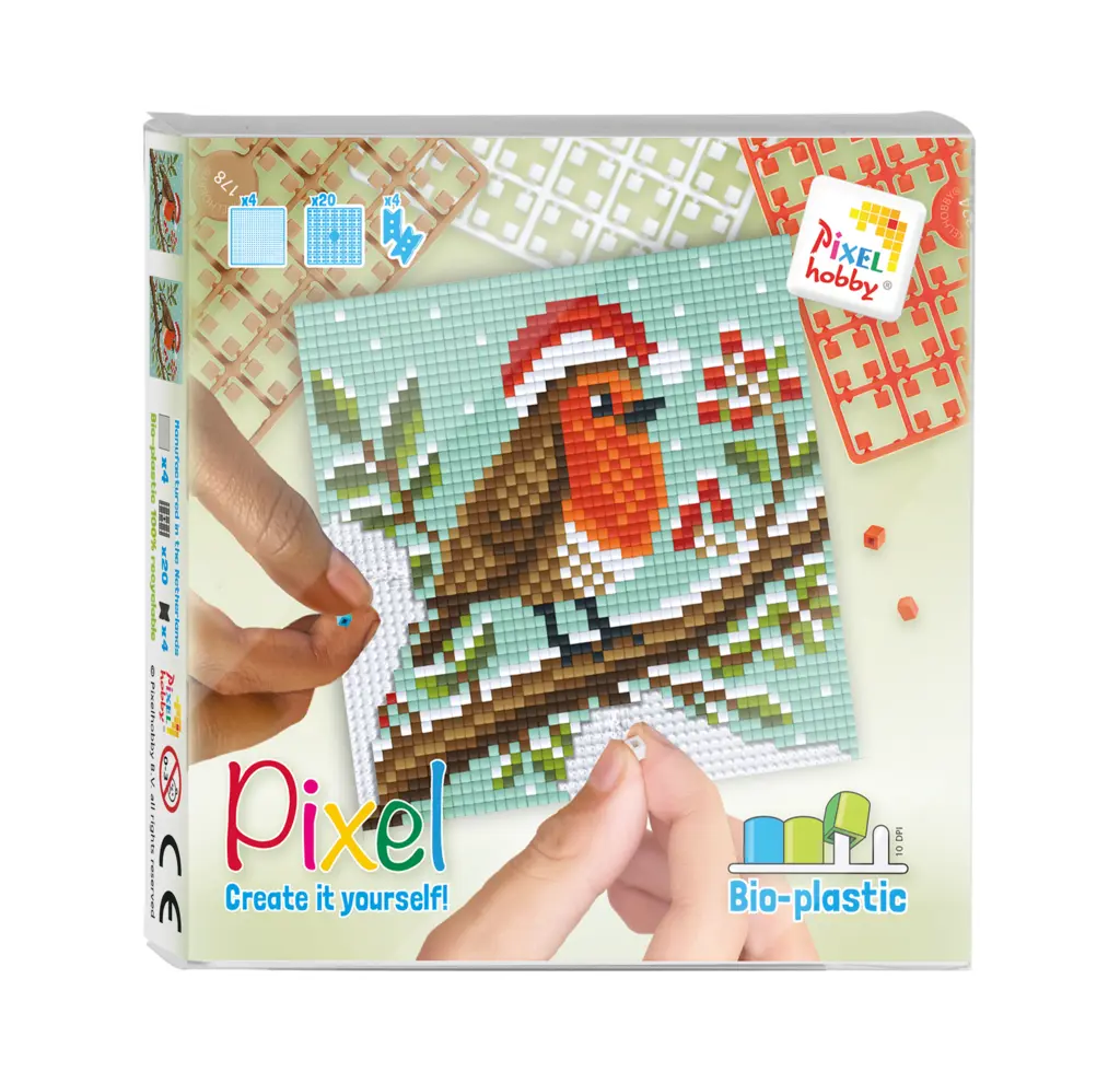 Pixel Set - Kerst - Vogel