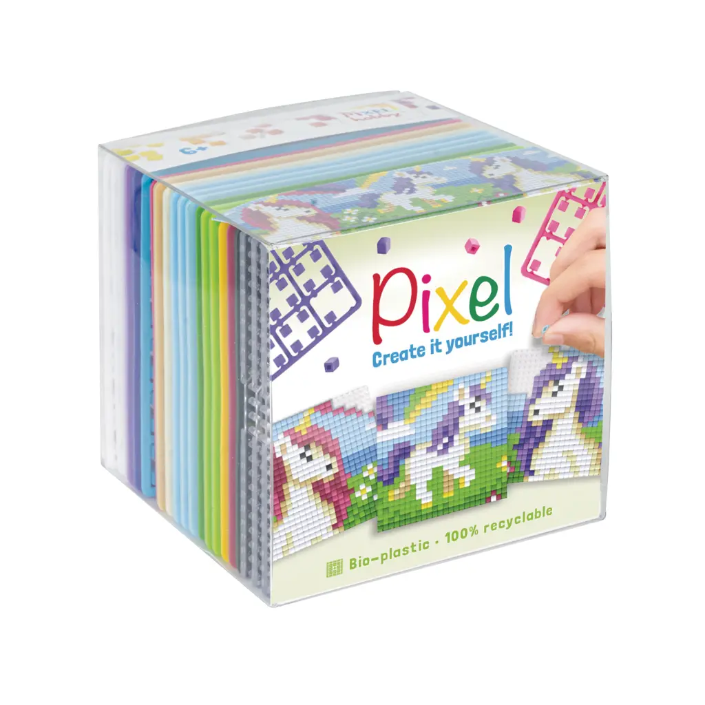 Pixel 3-pack - Eenhoorn