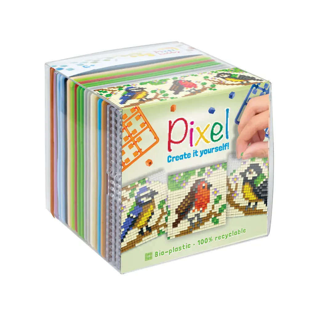 Pixel 3-pack - Kleine vogels