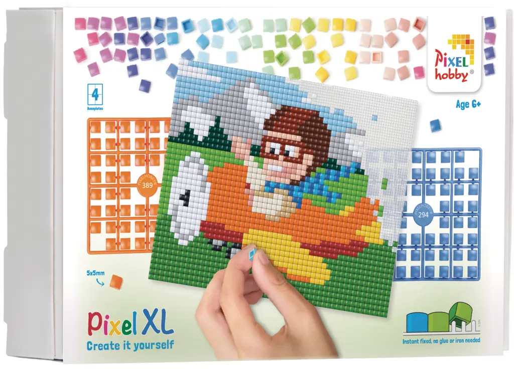 Pixel XL set met 4 basisplaten - Vliegenier