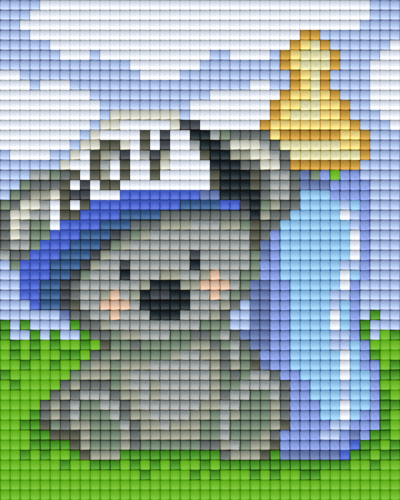 Geschenkverpakking met 27 pixelmatjes - Babyboy