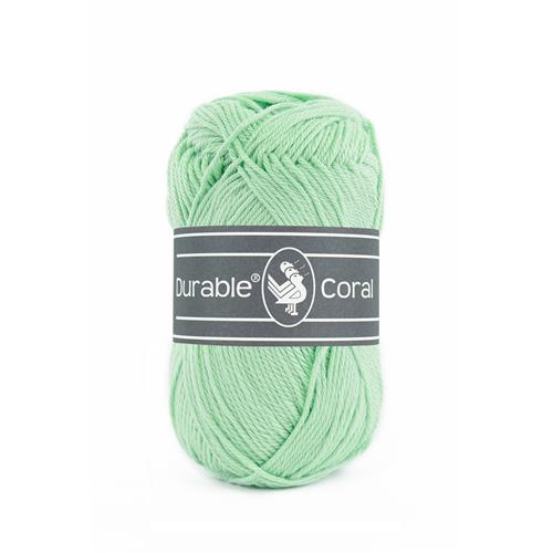 Durable Coral haakkatoen 50 gram - Bright Mint (2136)