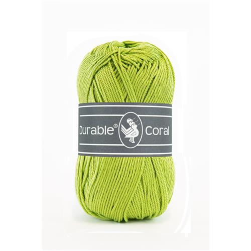 Durable Coral haakkatoen 50 gram - Yellow Green (2146)