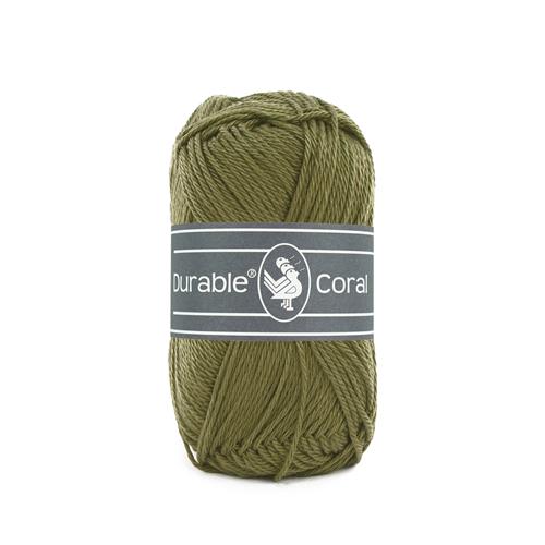 Durable Coral haakkatoen 50 gram - Khaki (2168)