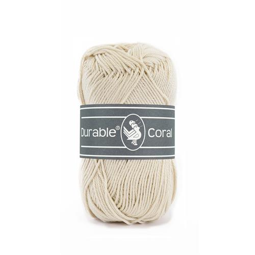 Durable Coral haakkatoen 50 gram - Linen (2212)