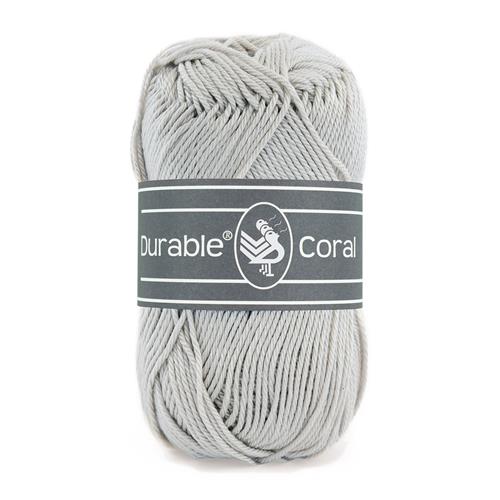 Durable Coral haakkatoen 50 gram - Silver Grey (2228)