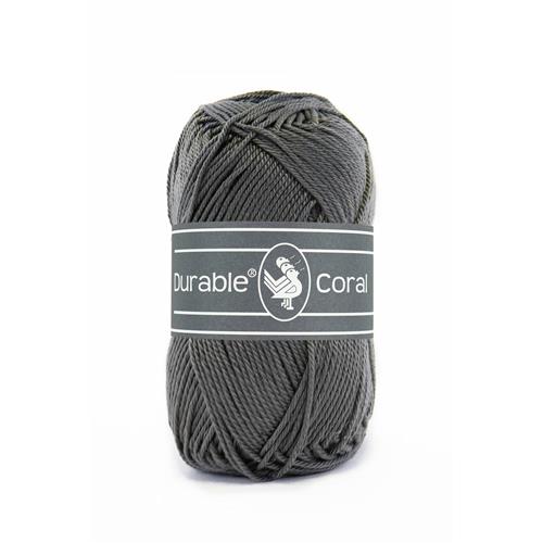 Durable Coral haakkatoen 50 gram - Charcoal (2236)