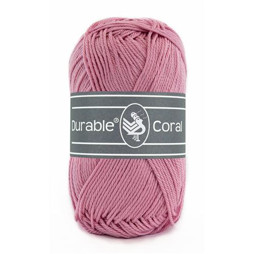 Durable Coral haakkatoen 50 gram - Old Rose (224)