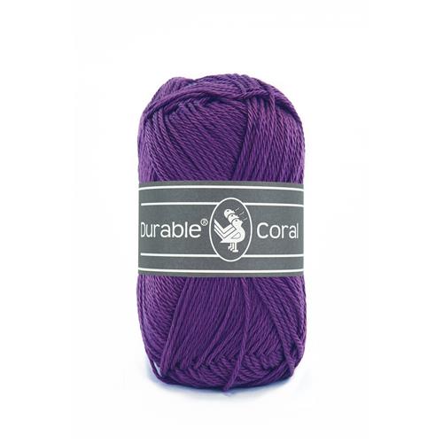 Durable Coral haakkatoen 50 gram - Violet (271)