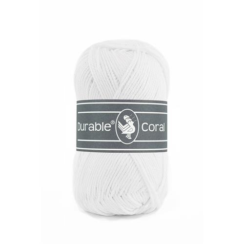 Durable Coral haakkatoen 50 gram - White (310)