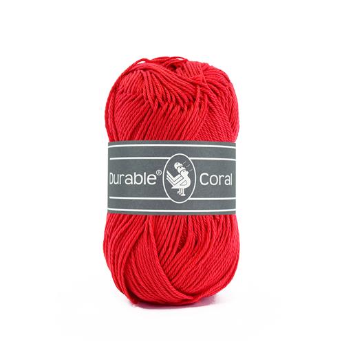 Durable Coral haakkatoen 50 gram - Tomato (318)