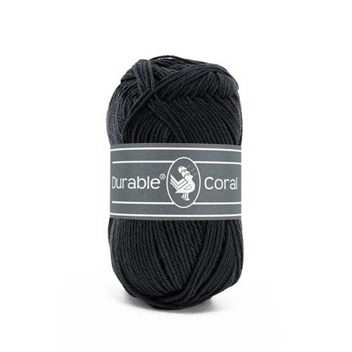 Durable Coral haakkatoen 50 gram - Graphite (324)