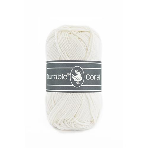 Durable Coral haakkatoen 50 gram - Ivory (326)