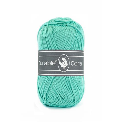 Durable Coral haakkatoen 50 gram - Aqua (338)