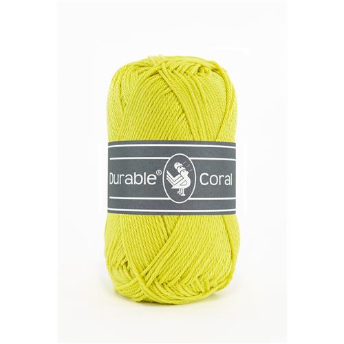 Durable Coral haakkatoen 50 gram - Light Lime (351)