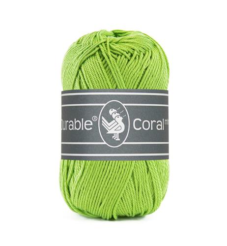 Durable Coral Mini haakkatoen 20 gram - Yellow Green (2146)