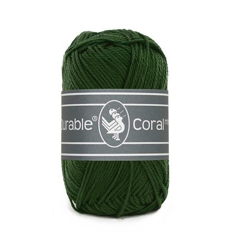 Durable Coral Mini haakkatoen 20 gram - Forest Green (2150)