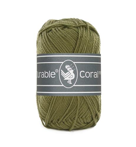 Durable Coral Mini haakkatoen 20 gram - Khaki (2168)