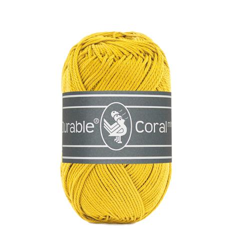Durable Coral Mini haakkatoen 20 gram - Lemon Curry (2206)