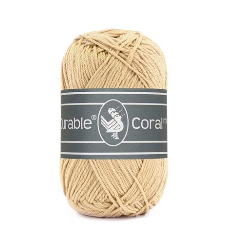 Durable Coral Mini haakkatoen 20 gram - Sand (2208)