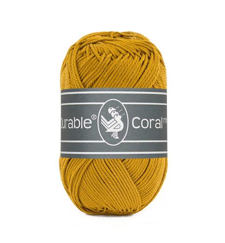 Durable Coral Mini haakkatoen 20 gram - Curry (2211)