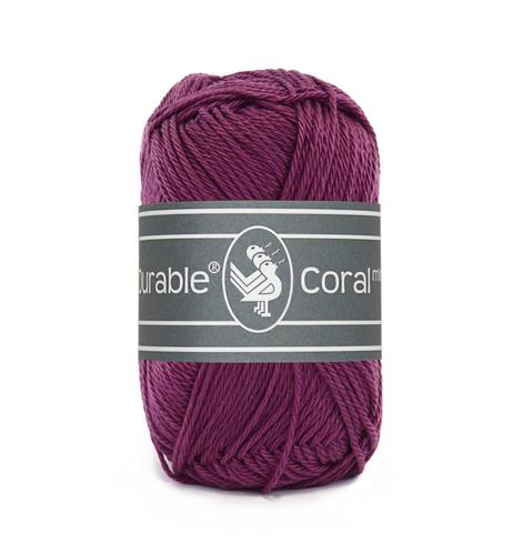 Durable Coral Mini haakkatoen 20 gram - Plum (249)