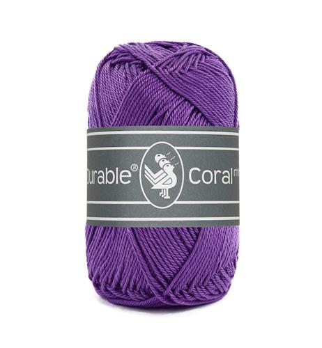 Durable Coral Mini haakkatoen 20 gram - Purple (270)
