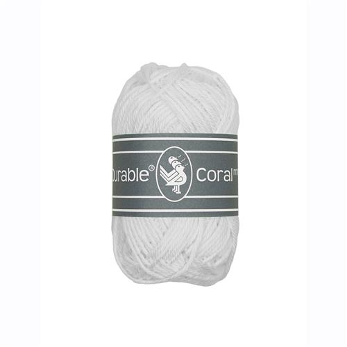 Durable Coral Mini haakkatoen 20 gram - White (310)
