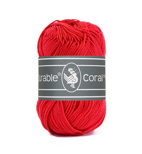 Durable Coral Mini haakkatoen 20 gram - Tomato (318)