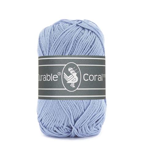 Durable Coral Mini haakkatoen 20 gram - Blue (319)