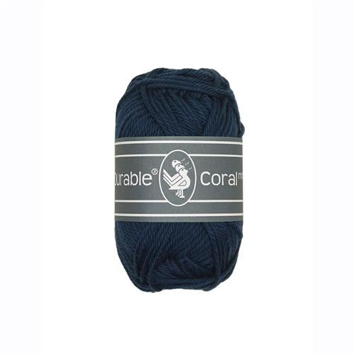 Durable Coral Mini haakkatoen 20 gram - Navy (321)