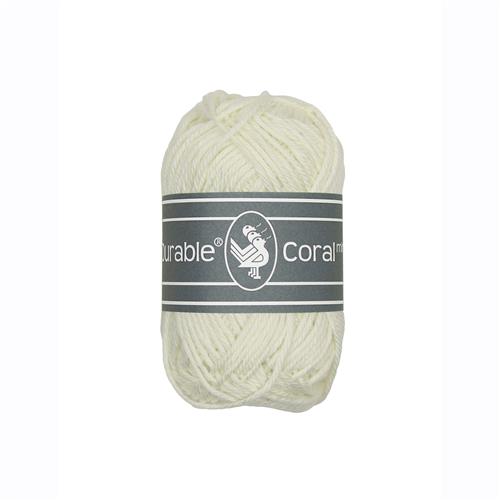 Durable Coral Mini haakkatoen 20 gram - Ivory (326)