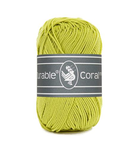 Durable Coral Mini haakkatoen 20 gram - Lime (352)
