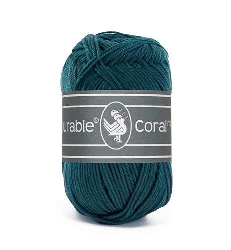Durable Coral Mini haakkatoen 20 gram - Petrol (375)