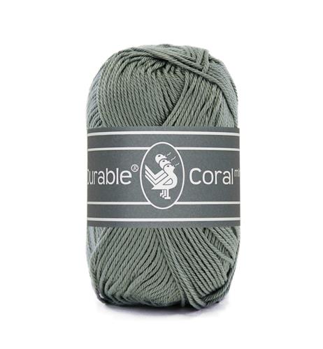Durable Coral Mini haakkatoen 20 gram - Slate (389)