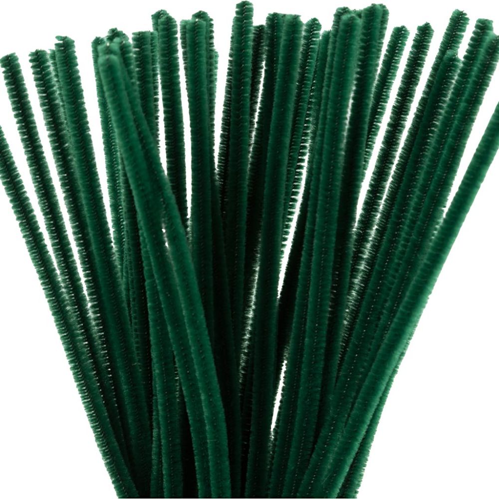 Chenille Donkergroen
