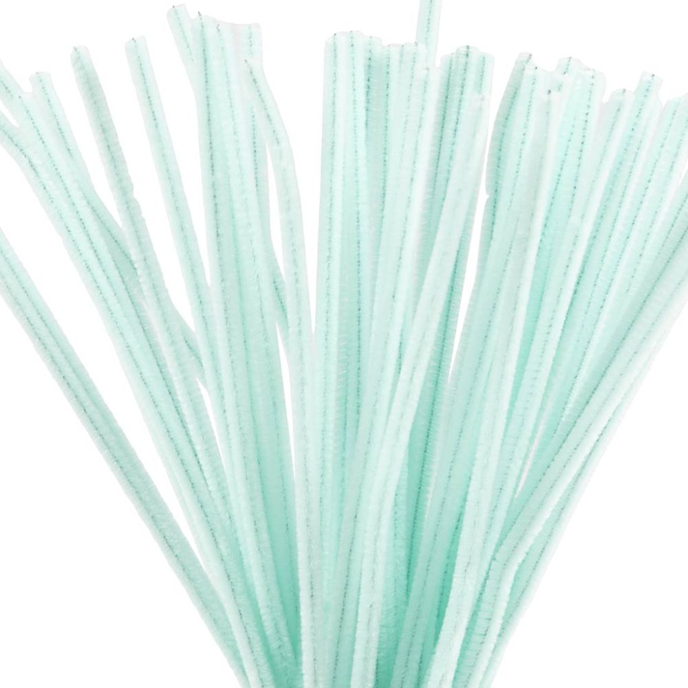 Chenille Licht Turquoise