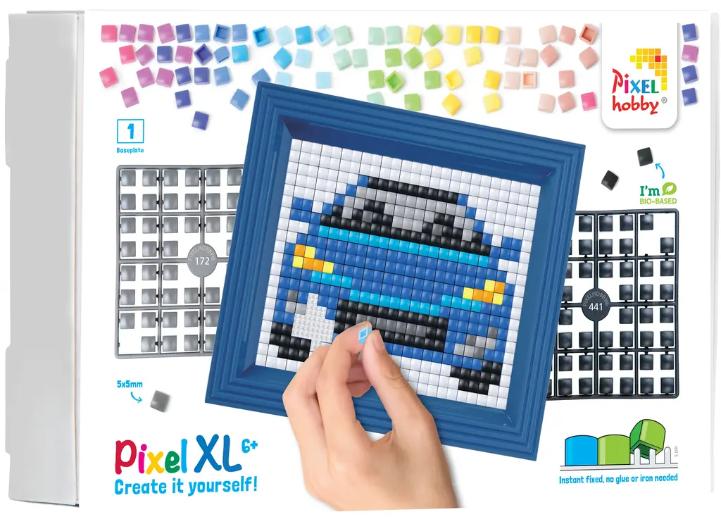 Geschenkverpakking met 13 pixel XL matjes - Auto