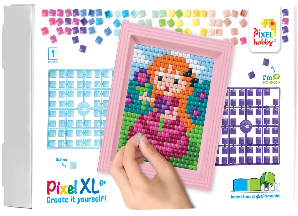 Geschenkverpakking met 13 pixel XL matjes - Prinses
