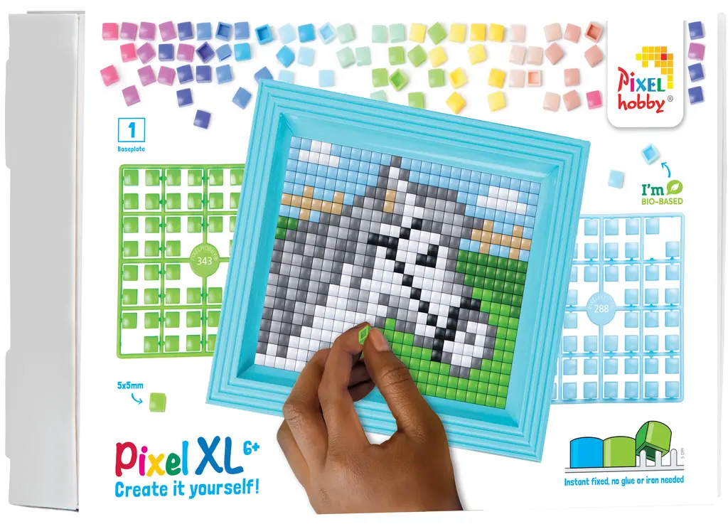 Geschenkverpakking met 13 pixel XL matjes - Paard