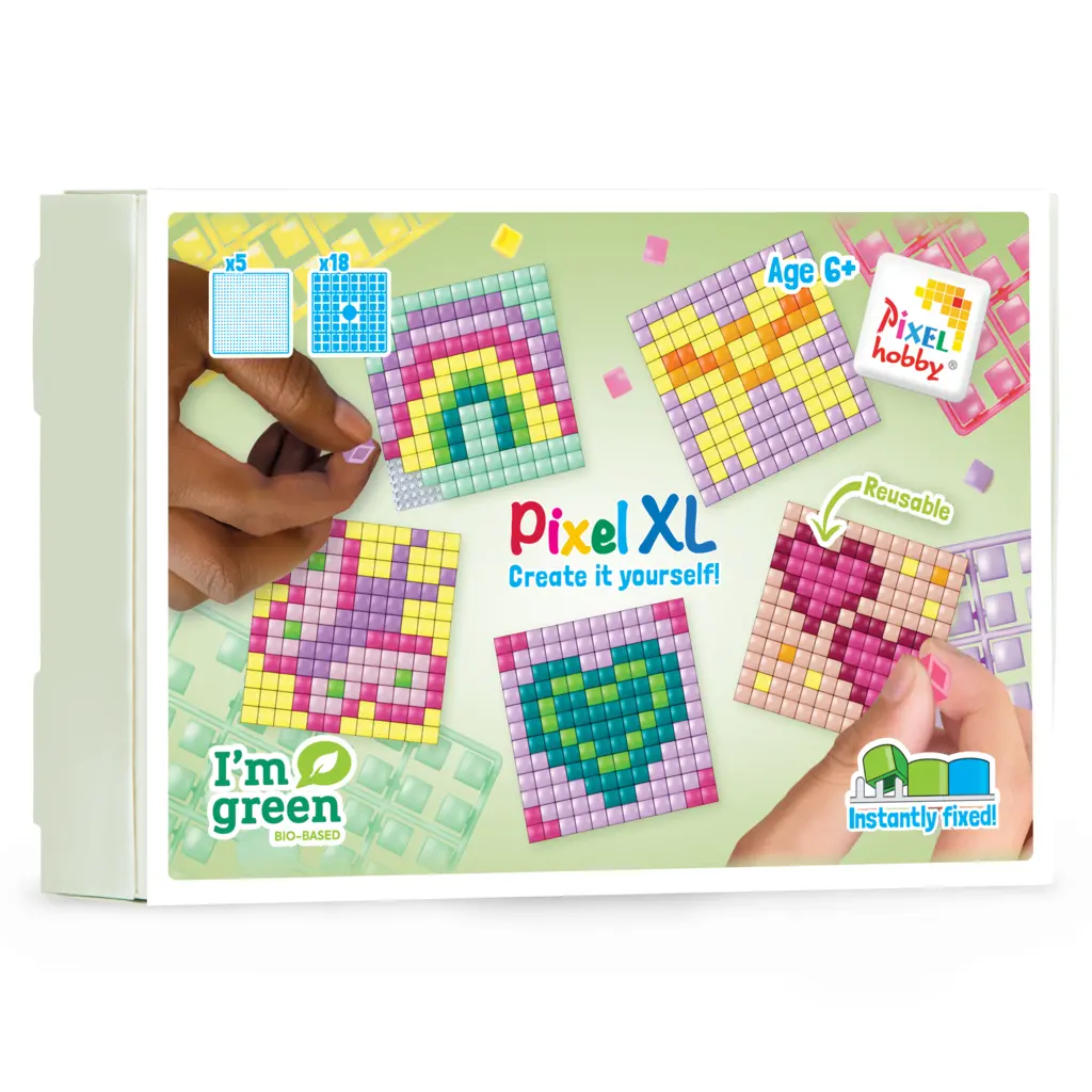 Pixel XL Theme Box - Hartjes en strikjes