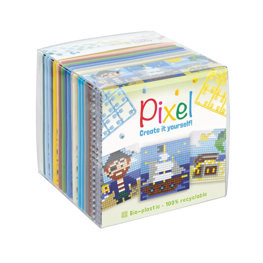 Pixel 3-pack - Piraat