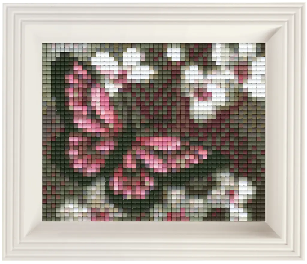 Geschenkverpakking met 40 pixelmatjes - Vlinder II