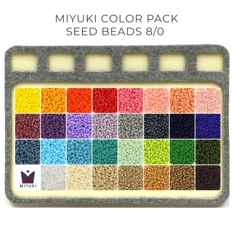 Miyuki Colorpack - 31 kleuren rocailles 8/0
