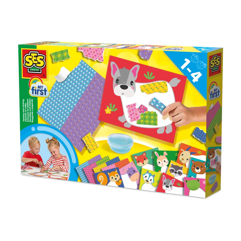My first – Scheuren en plakken